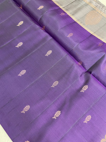 Half Mix Kanjeevaram Soft Silk Saree