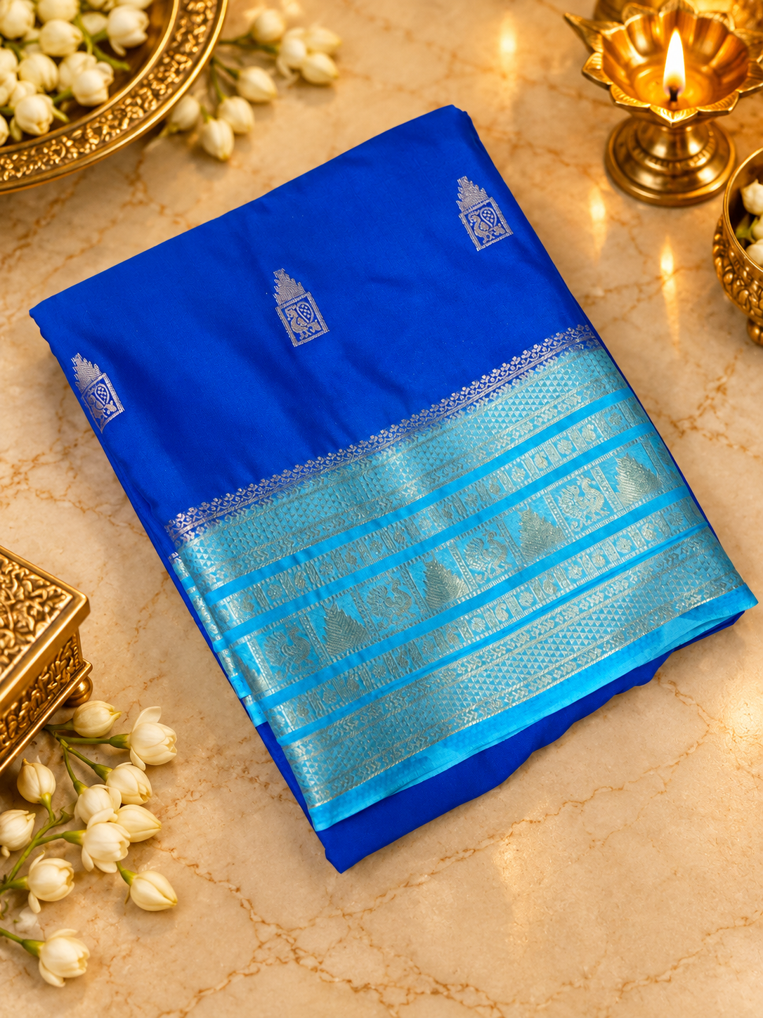 Premium Semi Mysore Silk Saree - 902557
