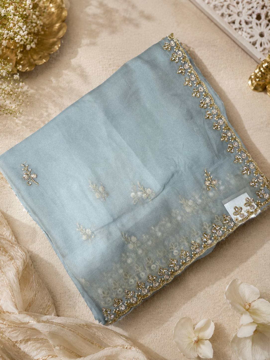 Premium Cocktail Organza Saree