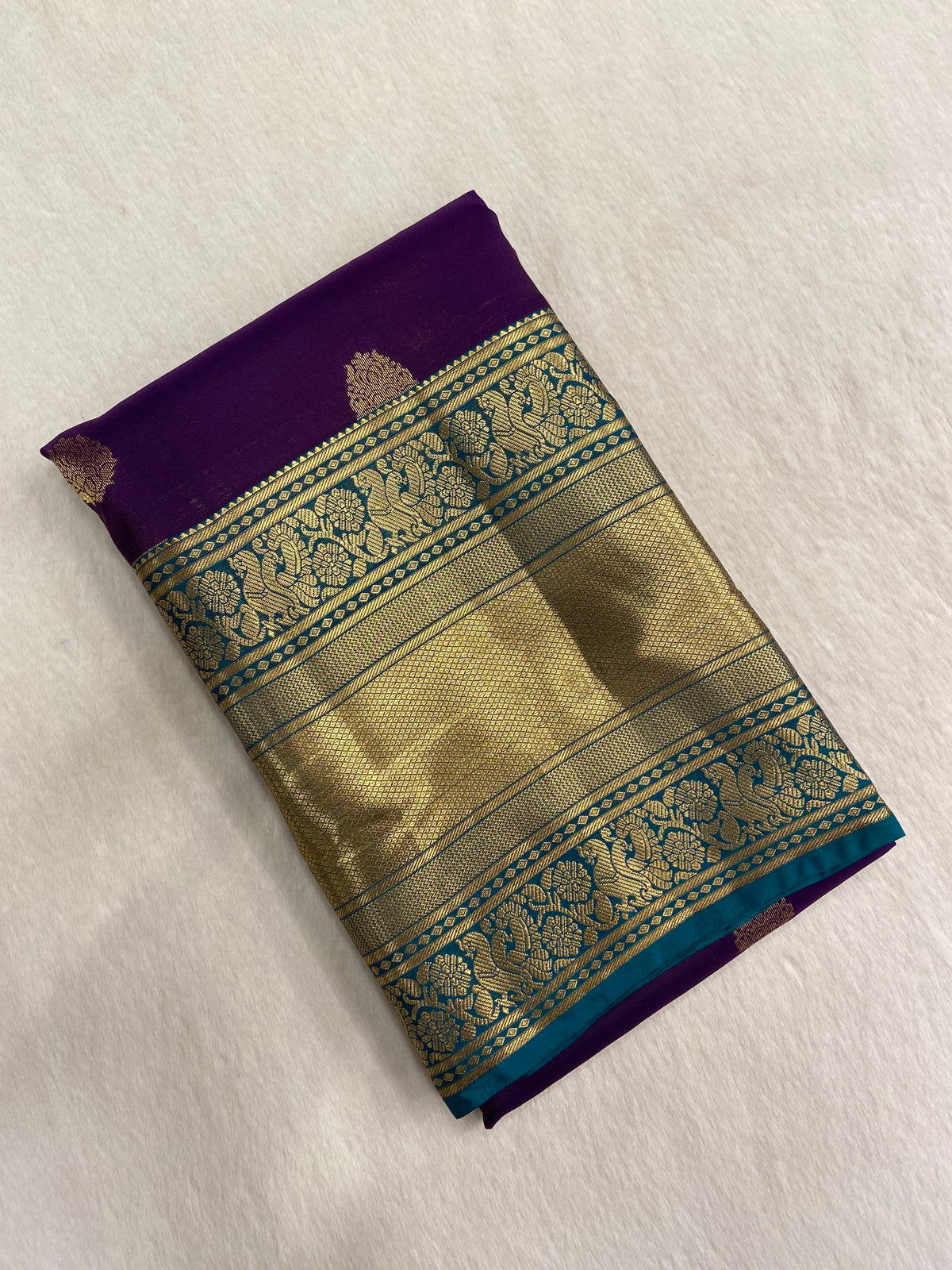 Half mix Kanjeevaram silk saree