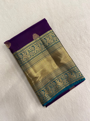 Half mix Kanjeevaram silk saree