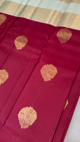 Pure Kanjeevaram silk mark certified saree