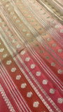 Pure Chinnon Dual Tone Saree