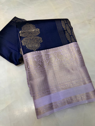 Pure Kanjeevaram silk mark certified saree