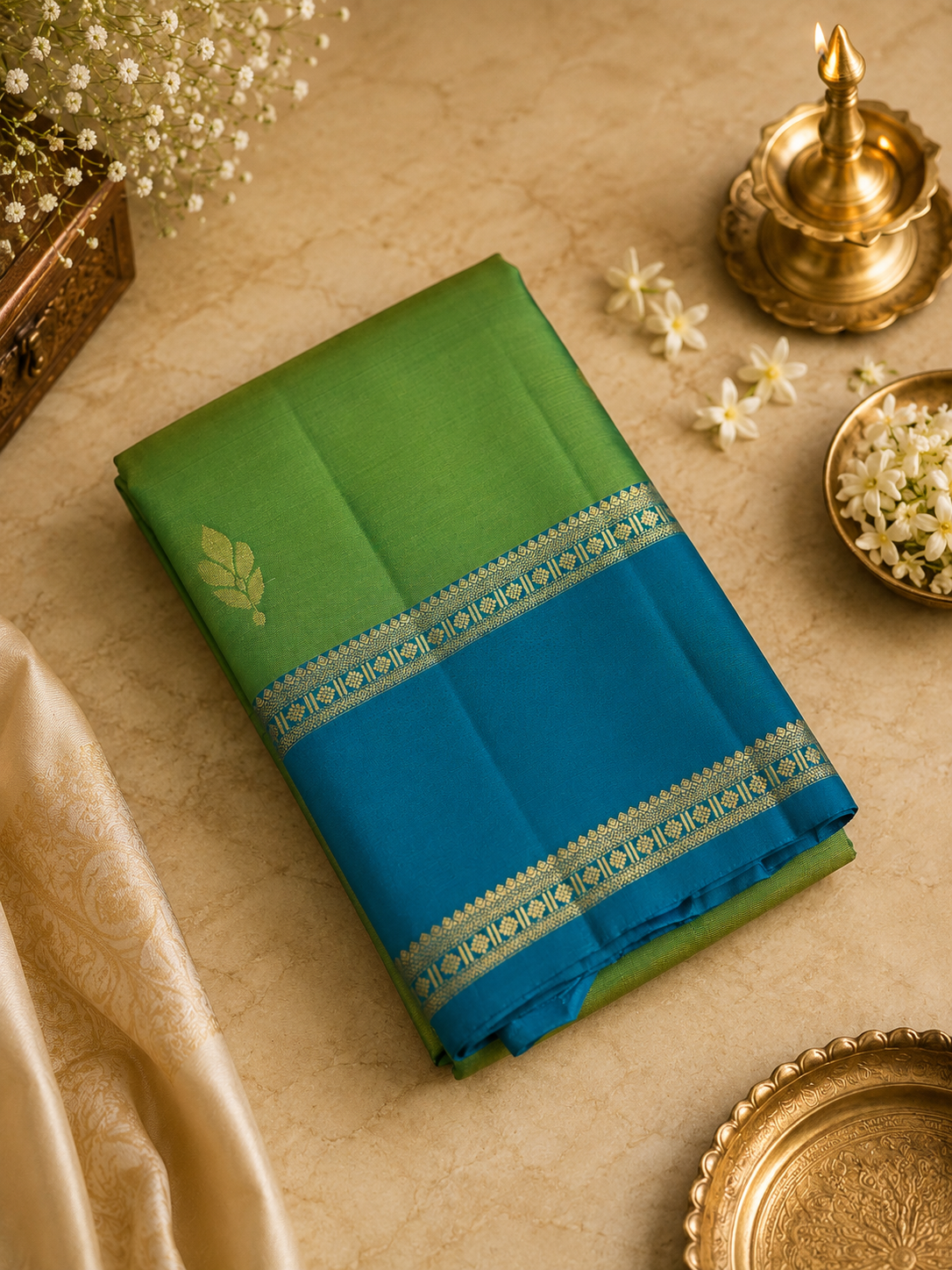 Pure Kanjeevaram Soft Silk Saree