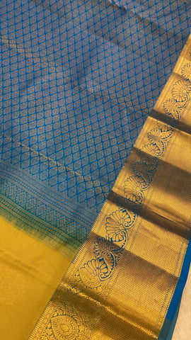 Half mix Kanjeevaram silk saree