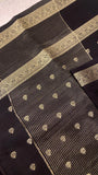 Pure Mix Crepe Mysore Silk Saree🖤 - 902030