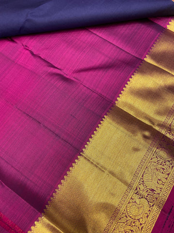 Pure zari handloom Kanjeevaram silk mark certified saree