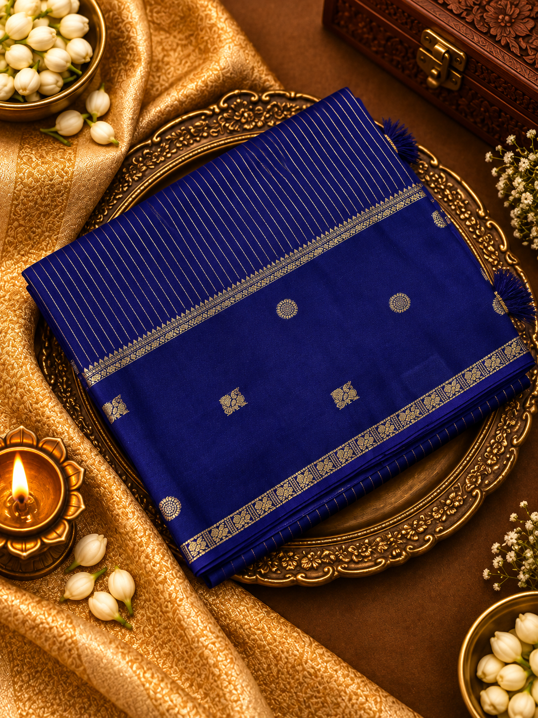 Premium Crepe Silk Saree - 902051