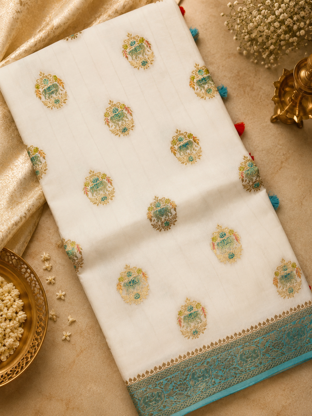 Premium Crepe Satin Silk Saree