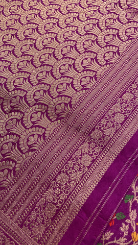 Premium semi Mashru silk saree💜