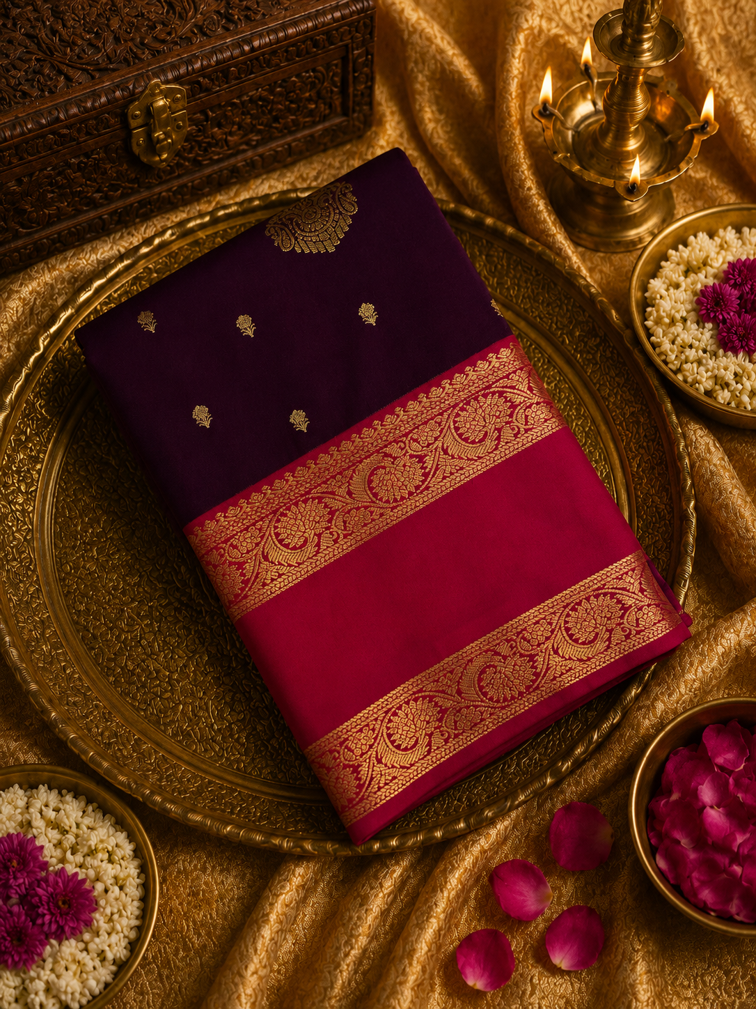 Premium Semi Kanchipuram Silk Saree