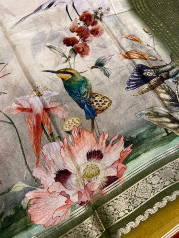 Premium Crepe Semi Silk Saree