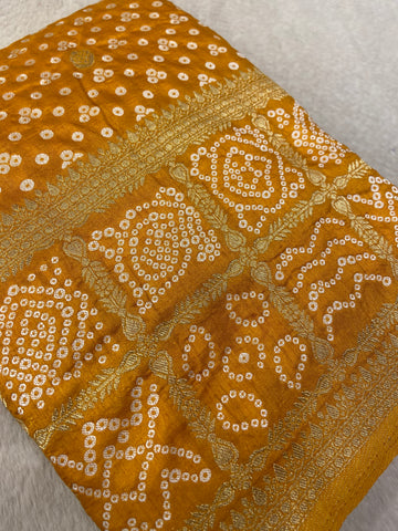 Premium Semi Bhandani Saree