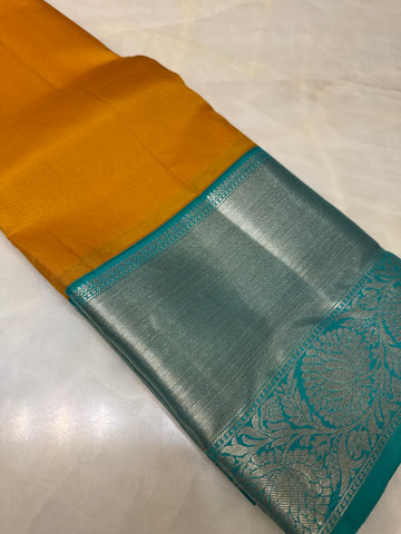 Pure Kanjeevaram silk mark certified saree