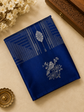 Premium Crepe Satin Silk Saree 💙