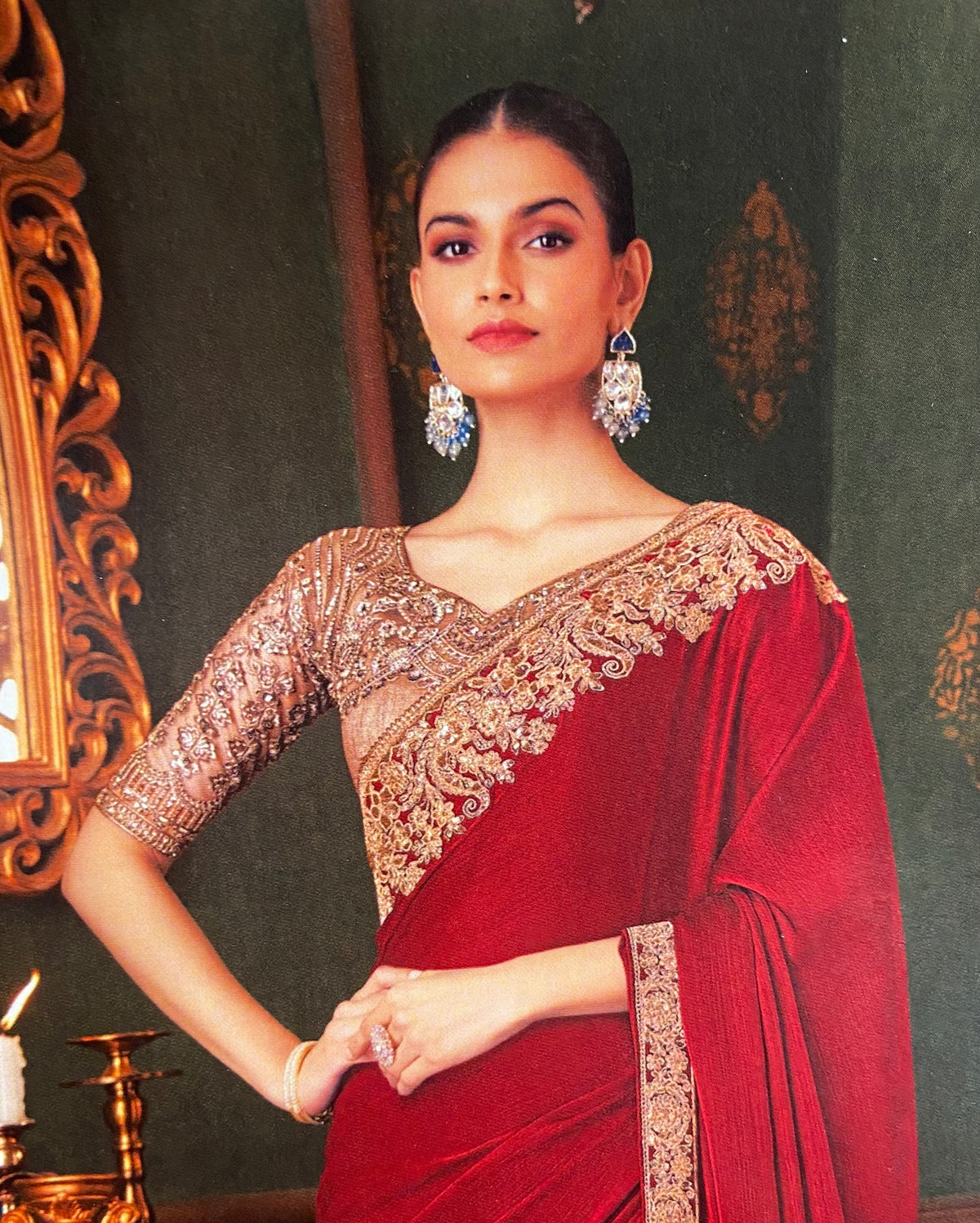 Designer Cocktail Saree