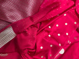 Pure crepe satin silk saree
