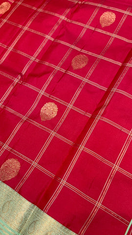 Pure Kanjeevaram silk mark certified saree