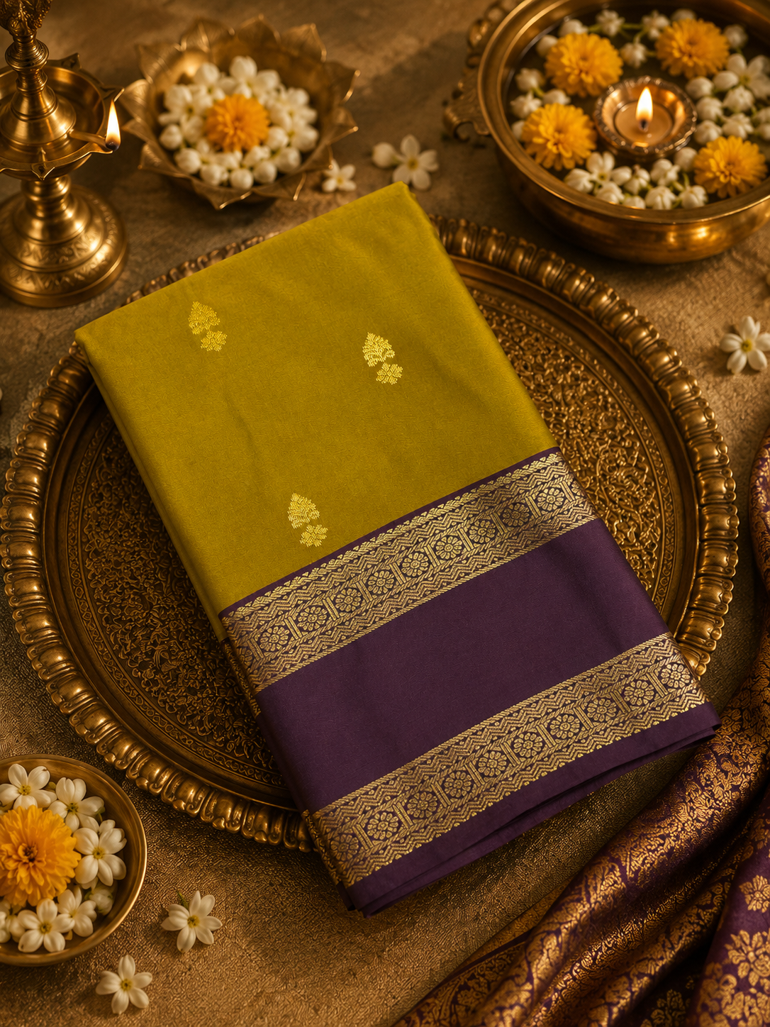 Premium Semi Kanchipuram Silk Saree
