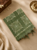 Premium Tissue Organza With Applique Work