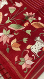 Pure Tassar Saree With Embroidery - 901997