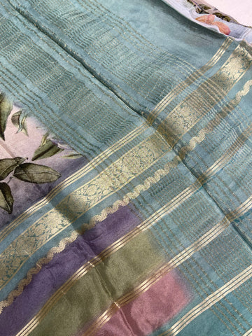 Premium Crepe Semi Silk Saree
