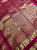 Pure 1G zari handloom Kanjeevaram silk saree- Silk mark certified