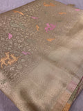 Premium Banarasi Crepe Satin Silk Saree