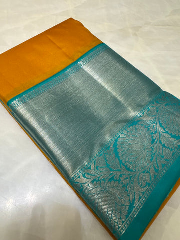 Pure Kanjeevaram silk mark certified saree