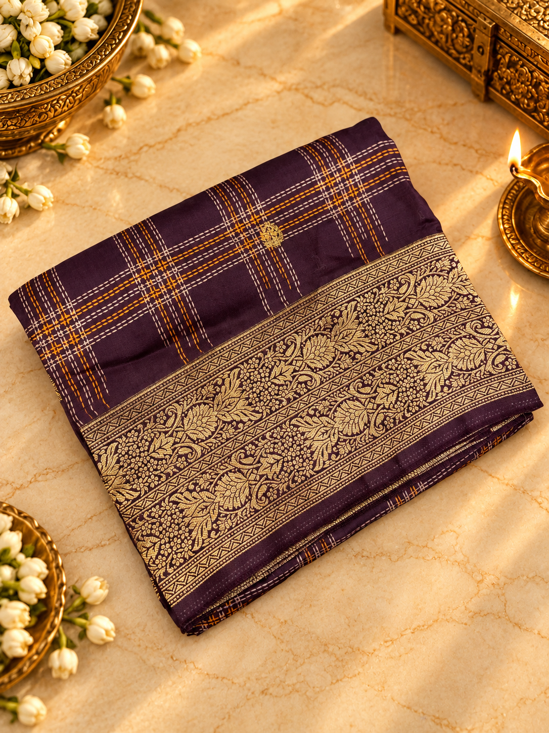 Pure Mix Crepe Mysore Silk Saree - 902479