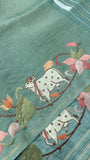 Pure Tassar Saree With Embroidery - 901997