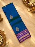 Pure 1G gold zari handloom Kanjeevaram Silk Saree- Silk mark certified- PS2415
