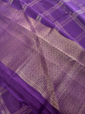 Pure Mix Mysore Crepe Silk Saree- Purple