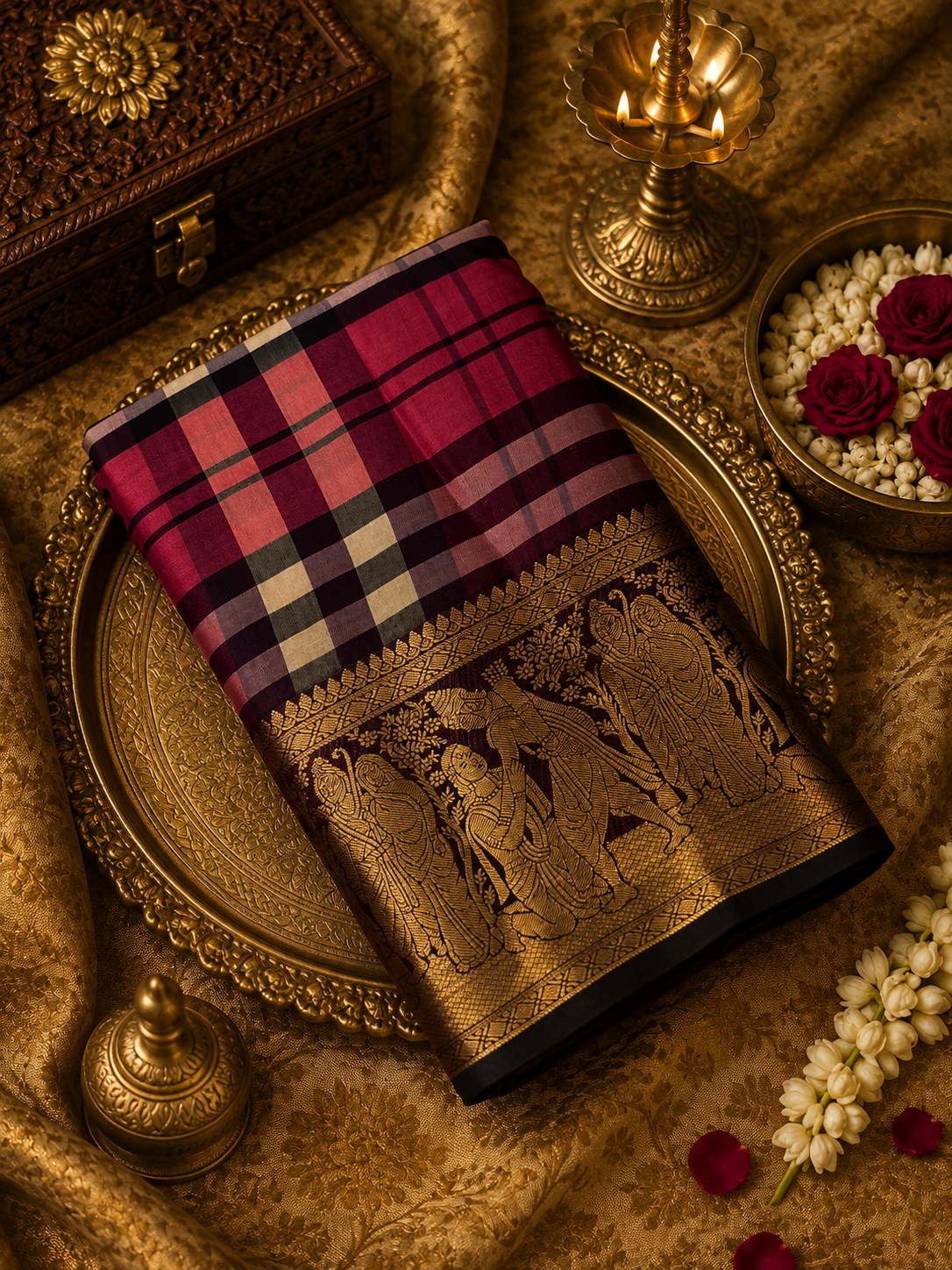 Pure Kanjeevaram Silk Saree