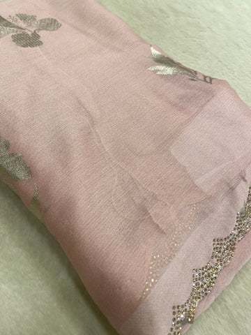 Premium Dola Silk With Border Work Saree