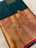 Half Mix Kanjeevaram Silk Saree
