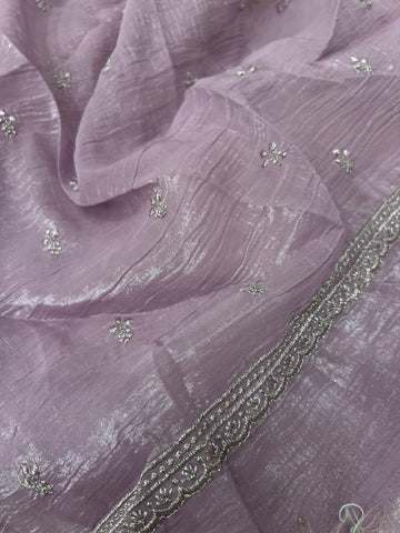 Premium Crush Organza Saree