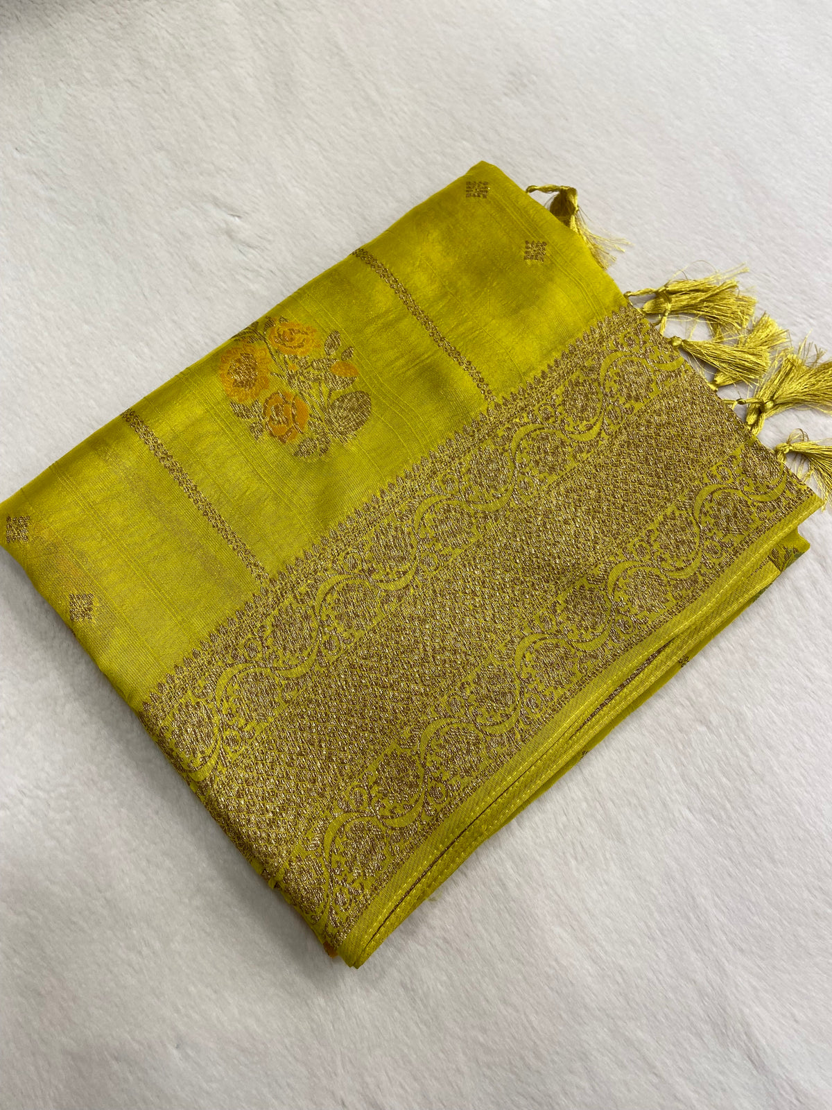 Premium Raw Mango Silk Saree✨