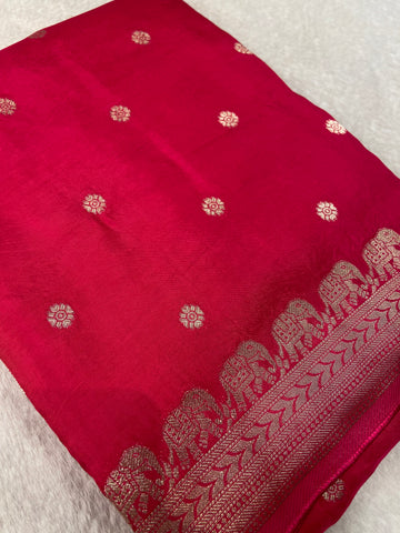 Premium Crepe Satin Silk Saree💗