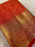 Premium Bridal Semi Kanchipuram Silk Saree - 902915