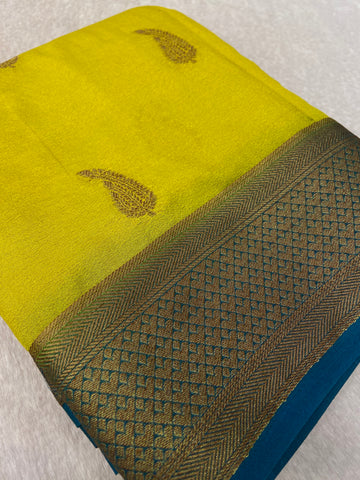 Crepe Viscose Silk Saree