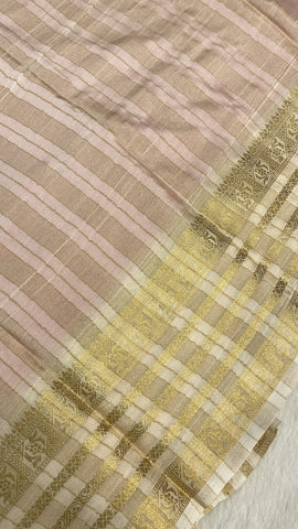 Semi Mysore Silk Saree Digital Print Blouse