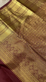 Premium Bridal Semi Kanchipuram Silk Saree - 902785