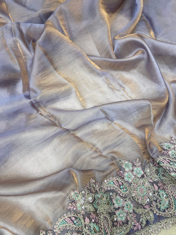 Designer cocktail saree
