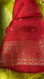 Premium Designer Chinnon Silk Saree -902375