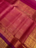 Pure 1G zari handloom Kanjeevaram Silk Saree- Silk mark certified- PS2489