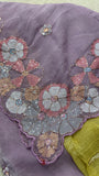 Premium Crush Organza Saree - 902343