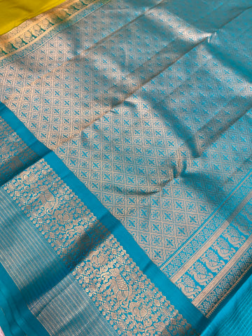 Pure Kanjeevaram silk mark certified saree