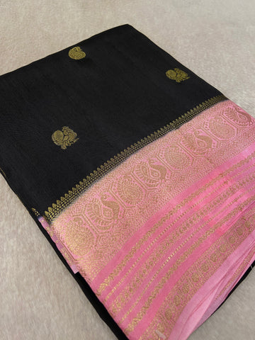 Premium Viscose Crepe Saree